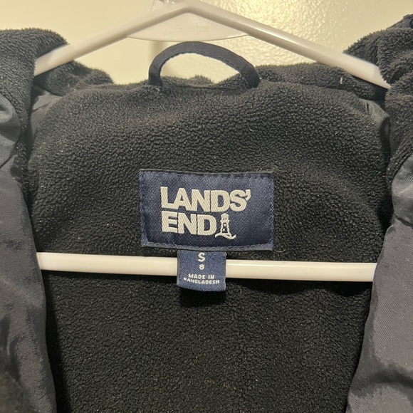 Lands’ End Boys Faded Black Winter And Fall Coat size 8 - Picture 4 of 5